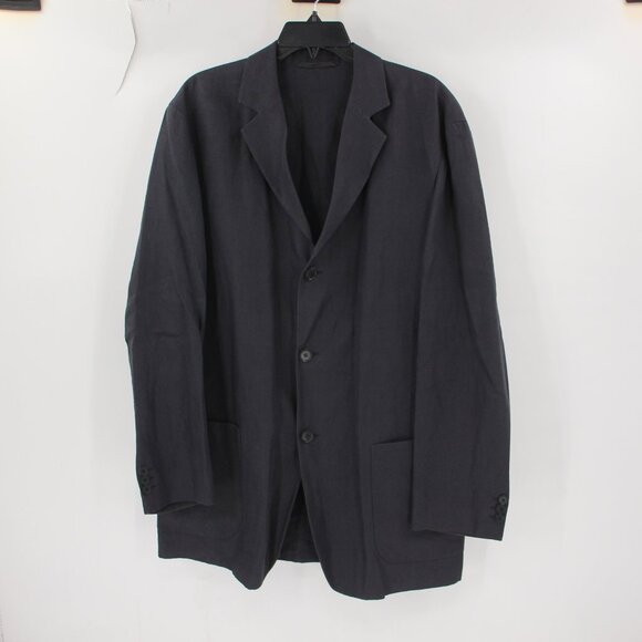 Hugo Boss Sport Coat mens 40 Solbiati Linen 3 Button patch pockets unstructured - Picture 1 of 13